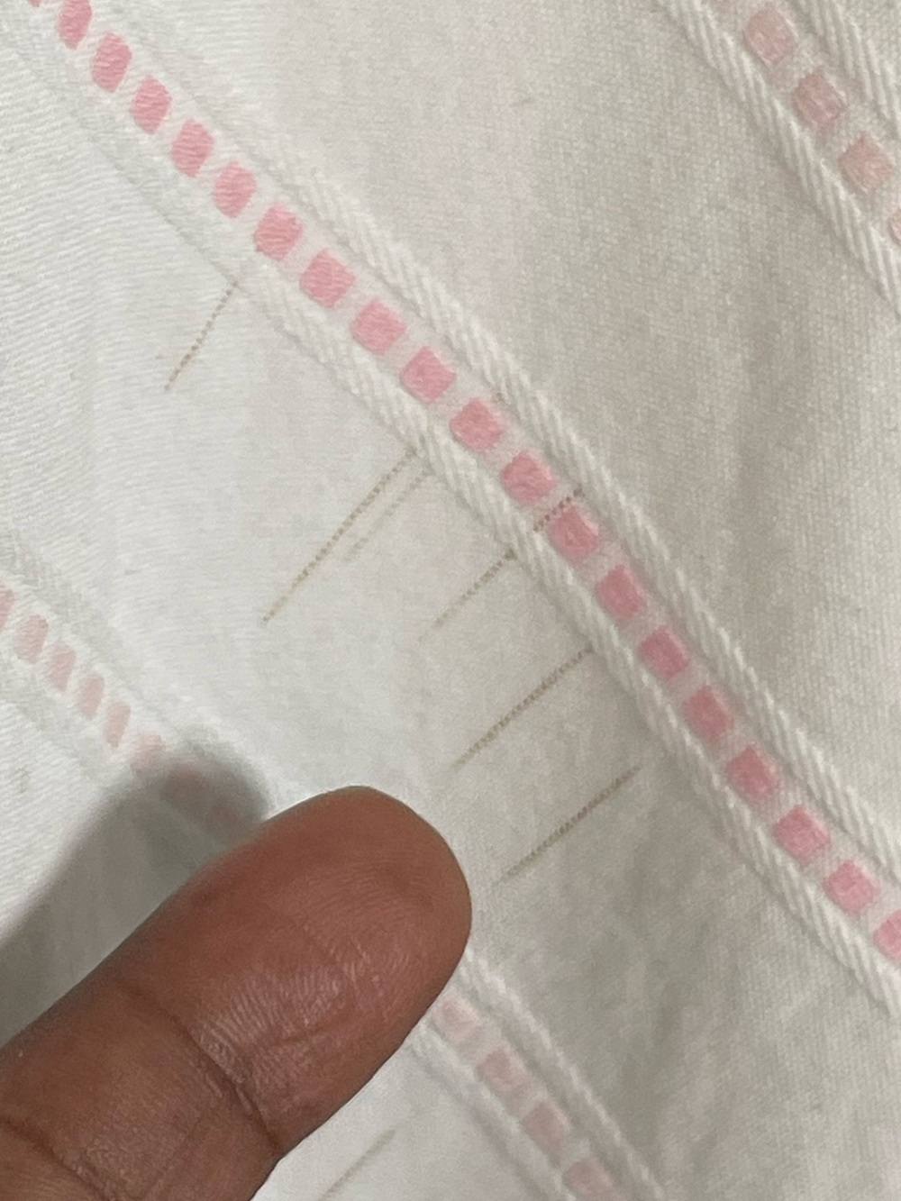 Casual Corner 100% Cotton Fully Lined White Pink Striped Sundress Size 12 - Picture 16 of 16